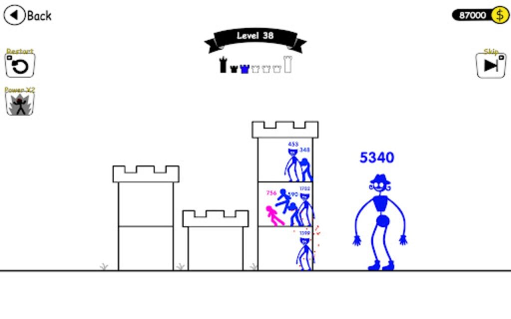 Stick Hero War: Tower Defense Unity Source Code screenshot