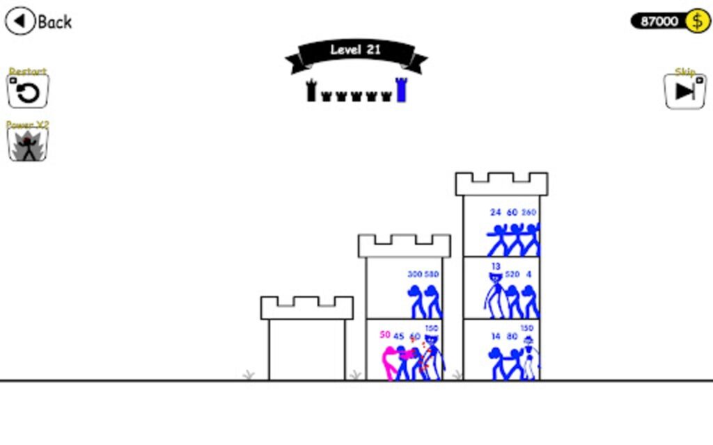 Stick Hero War: Tower Defense Unity Source Code screenshot
