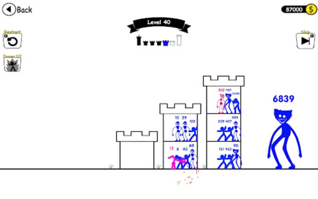 Stick Hero War: Tower Defense Unity Source Code screenshot