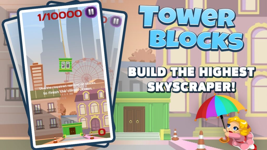 Tower Blocks Unity Source Code screenshot