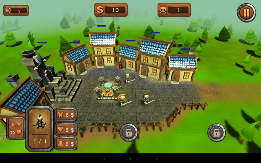 Tower Defence Warriors Outpost Unity Source Code screenshot