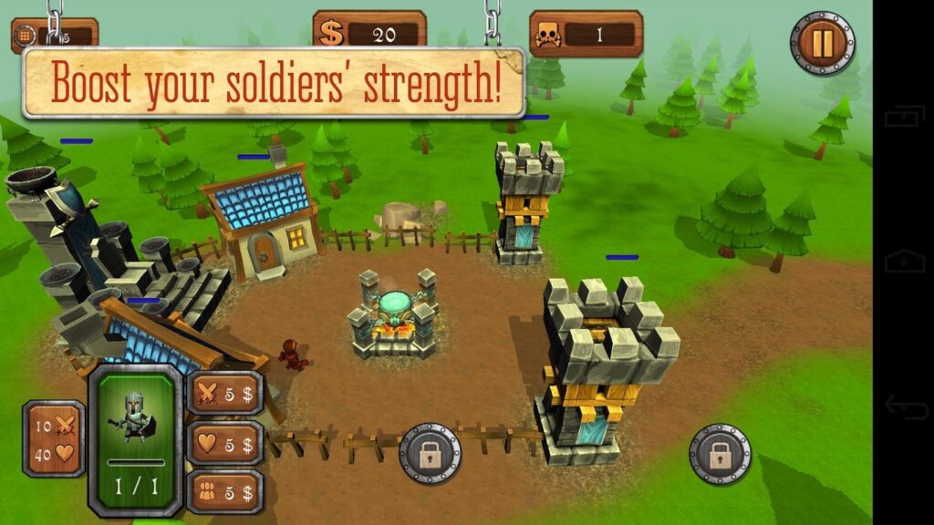 Tower Defence Warriors Outpost Unity Source Code screenshot