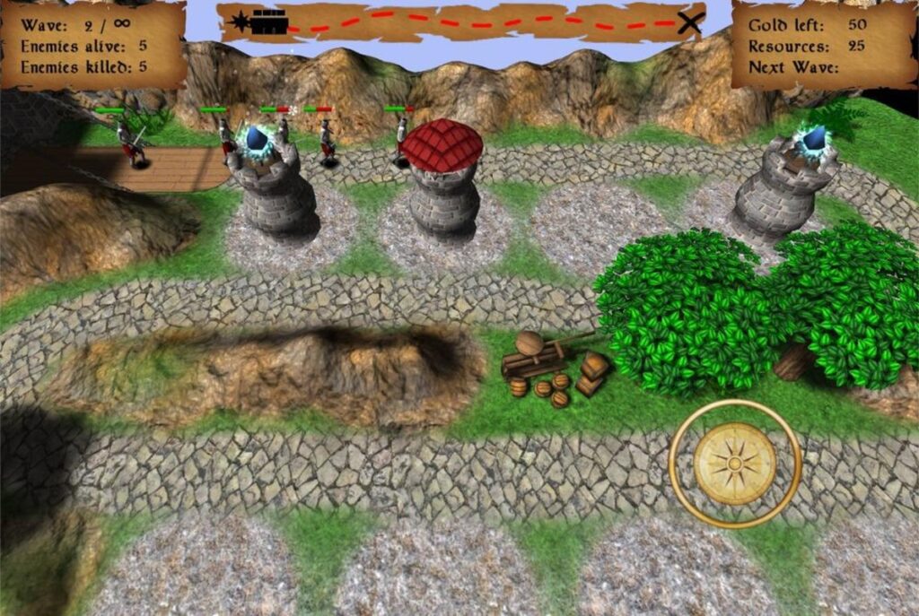 Tower Defense 3D Unity Source Code screenshot