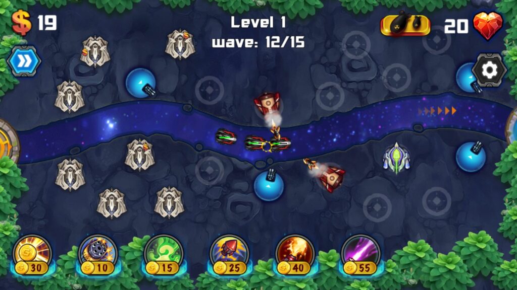 Tower Defense: Galaxy TD Unity Source Code screenshot