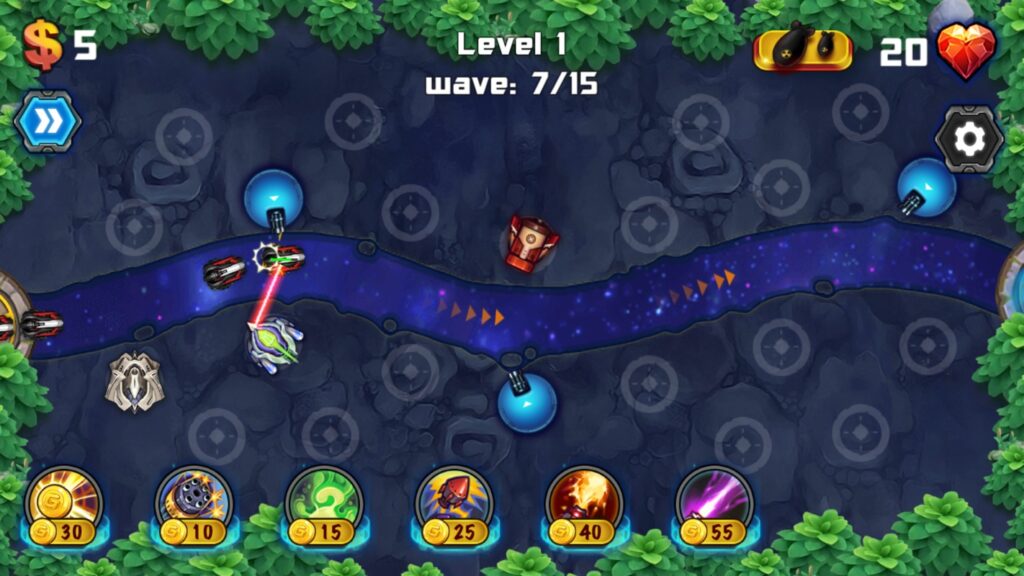 Tower Defense: Galaxy TD Unity Source Code screenshot