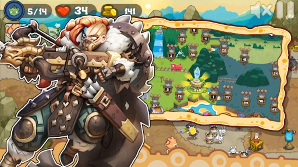 Tower Defense Legends: Mercenary Stories Unity Source Code screenshot