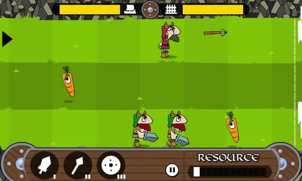 Tower Defense Vikings vs Plants Unity Source Code screenshot