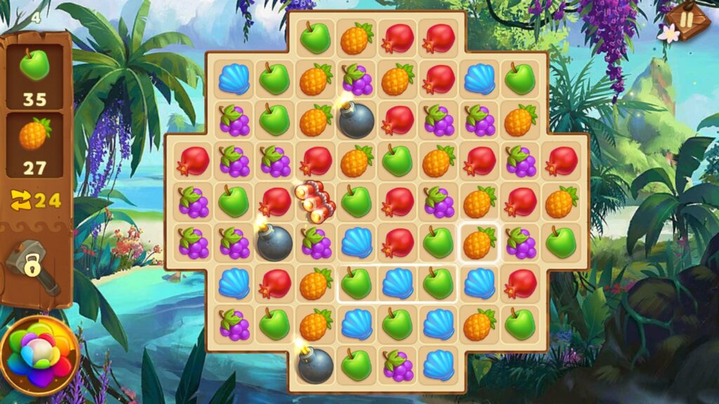 Tropical Forest Match 3 Story Unity Source Code screenshot