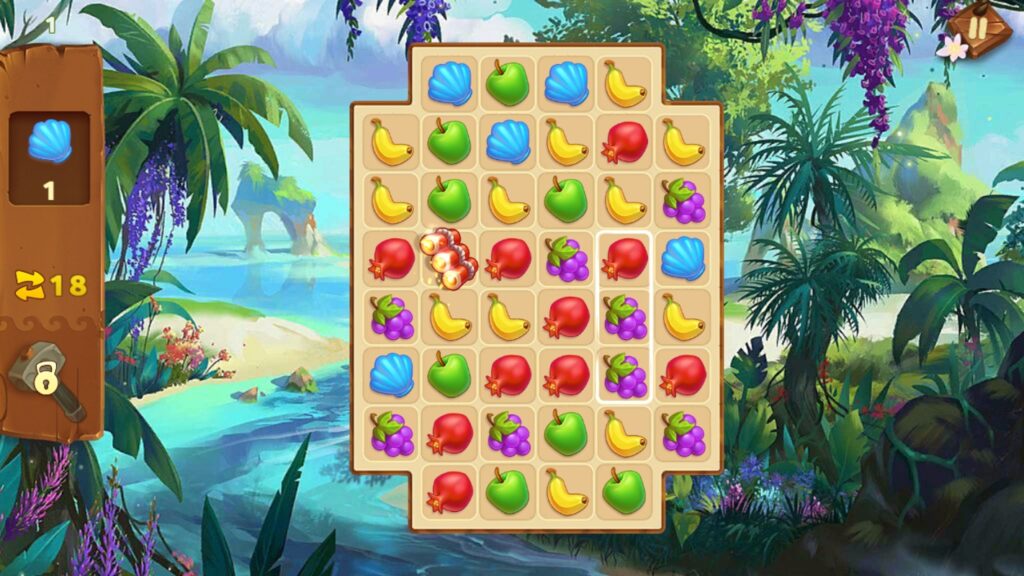 Tropical Forest Match 3 Story Unity Source Code screenshot