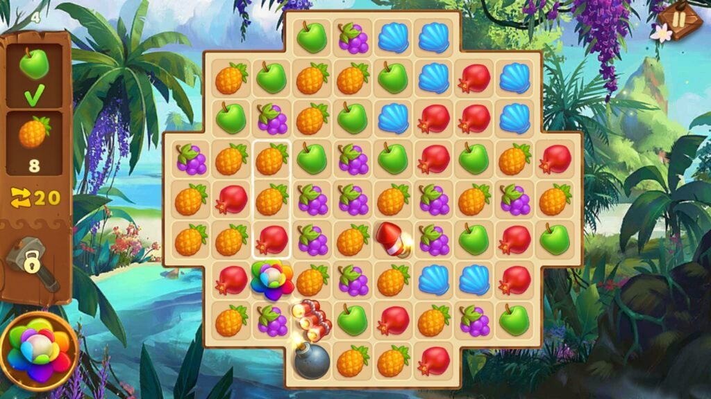 Tropical Forest Match 3 Story Unity Source Code screenshot