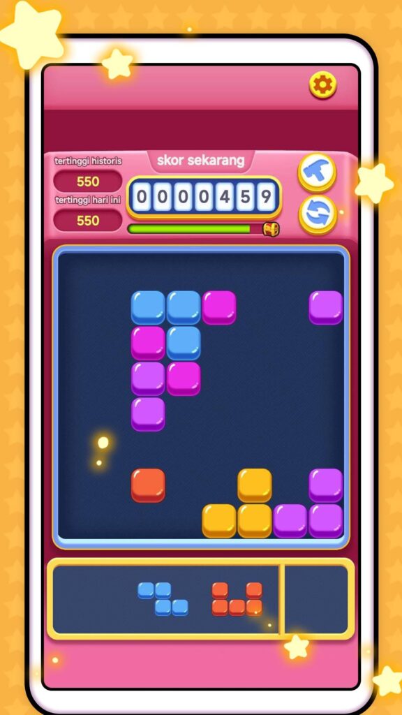Candy Tetris Block Source Code screenshot
