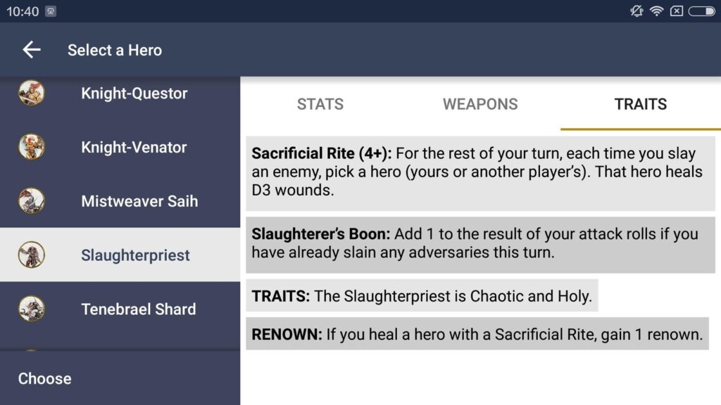 Warhammer Quest Silver Tower: My Hero Unity Source Code screenshot