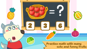 Wolfoo Math Game Baby Learning Source Code screenshot