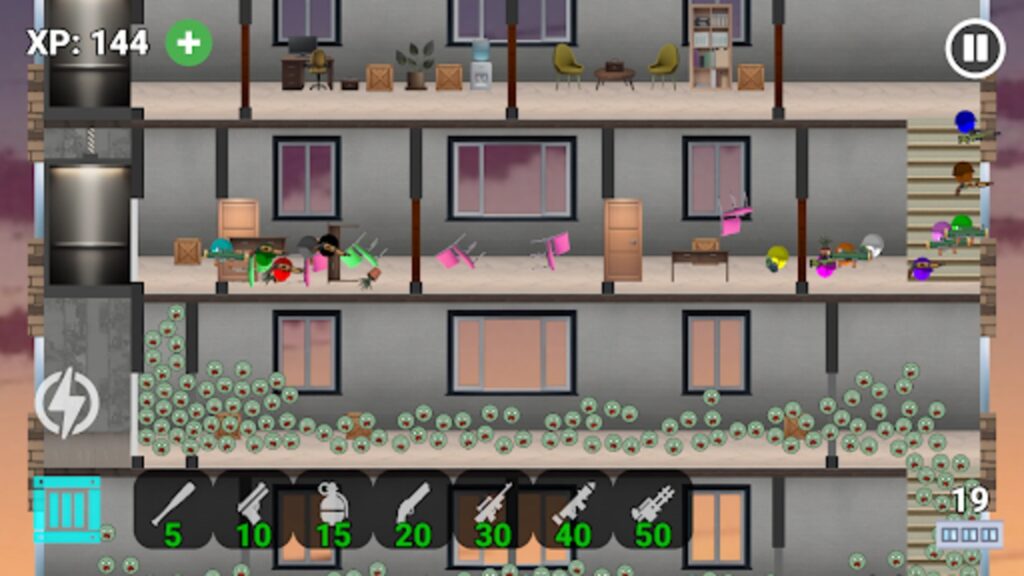 Zombie Tower Escape Unity Source Code screenshot