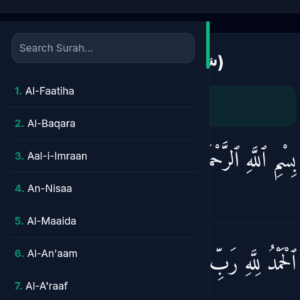 Quran app with Arabic and urdu audio Source Code