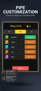 Fly Bird – Arcade Game (HTML5 / Javascript) Source Code screenshot