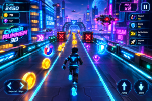 Cyber running Source Code screenshot