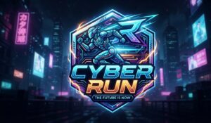 Neon cyber run Source Code screenshot