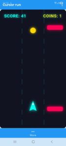 Neon cyber run Source Code screenshot